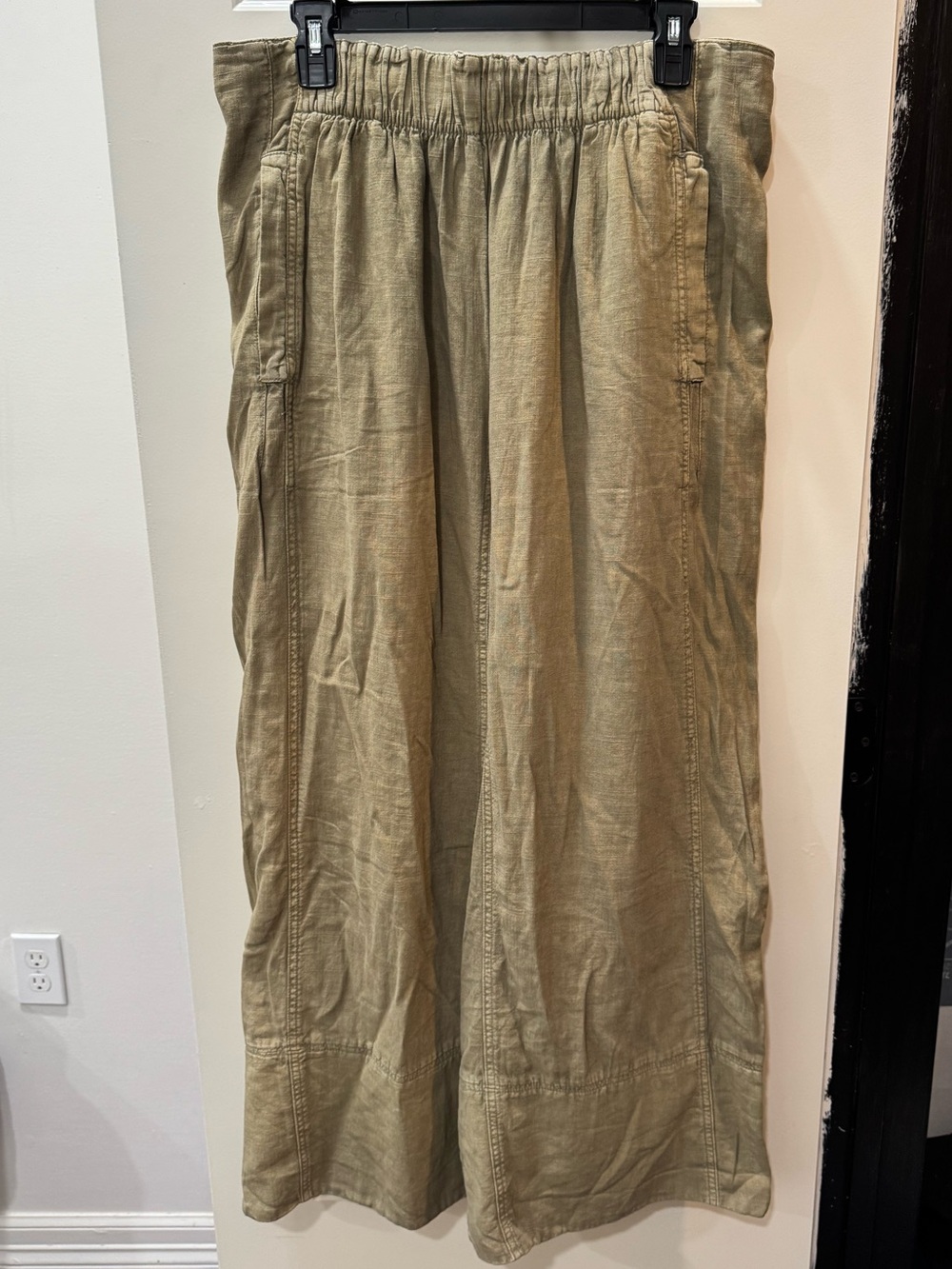 Free People Day’s End Linen Pull On Pants - Picture 2 of 4